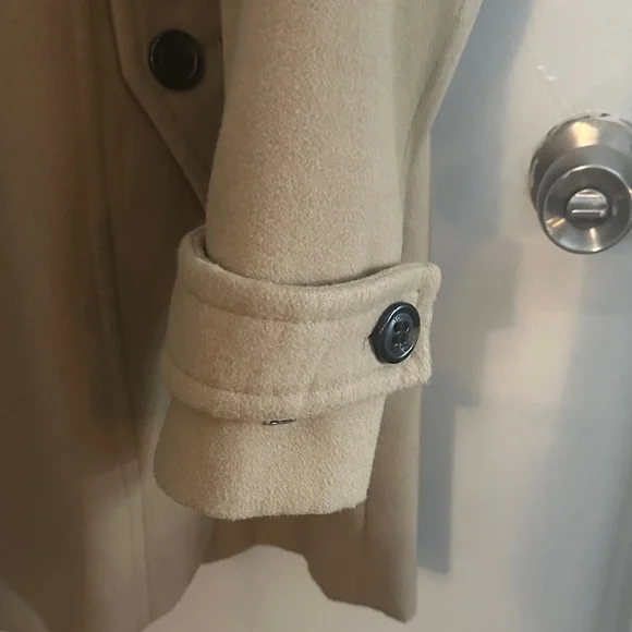 Women's Tan Toggle Coat - Picture 5 of 10